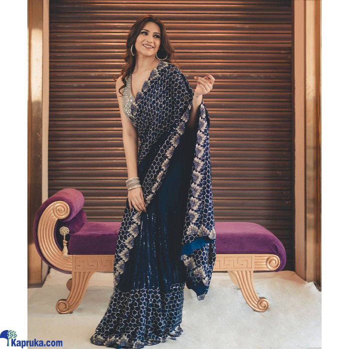 Saree Embellished With Beautiful Sequins Work Online at Kapruka | Product# EF_PC_CLOT0V154POD00301