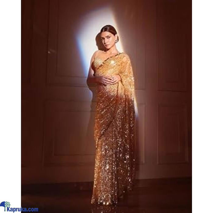 Mono Net 5 Mm Sequence Work With Fancy Lace Border Saree Online at Kapruka | Product# EF_PC_CLOT0V154POD00376