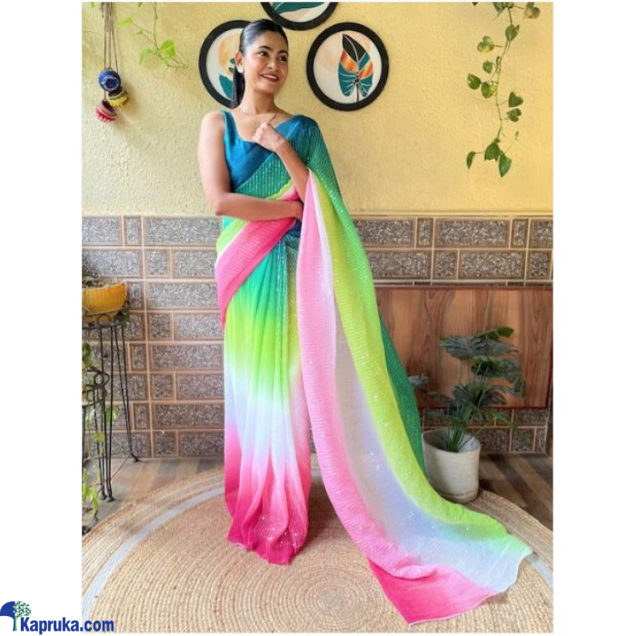 Beautiful Crush Sequins Saree Online at Kapruka | Product# EF_PC_CLOT0V154POD00513
