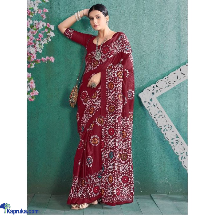 Batik Soft Pure Cotton Saree Online at Kapruka | Product# EF_PC_CLOT0V154POD00644
