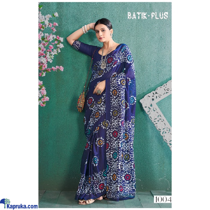 Batik Soft Pure Cotton Saree Online at Kapruka | Product# EF_PC_CLOT0V154POD00645