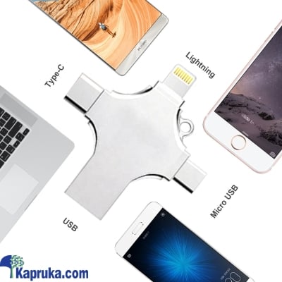 4 In 1 IOS Supported USB Flash Pen Drive 128GB Online at Kapruka | Product# EF_PC_ELEC0V148P00002