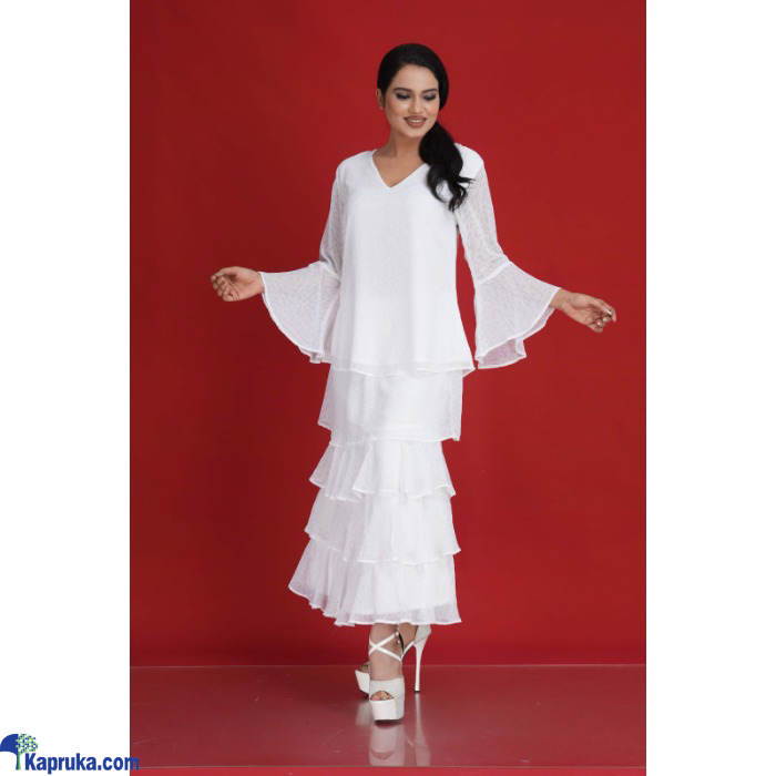 Georgette Long Tiered Skirt Online at Kapruka | Product# EF_PC_CLOT0V46POD00050