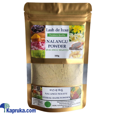 Nalangu maavu / nalangu powder / herbal bath powder 100g Online at Kapruka | Product# EF_PC_WELL0V336P00001
