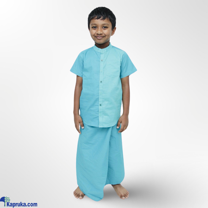 Teal Sarong And Shirt Online at Kapruka | Product# EF_PC_CLOT0V362P00039