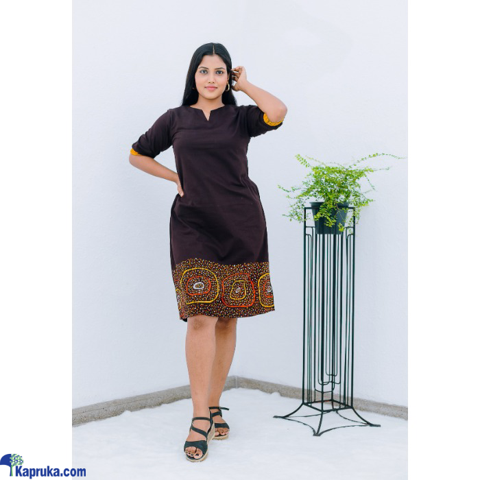 Mid Length, A- Line Batik Dress DR006- 3 Online at Kapruka | Product# EF_PC_CLOT0V363P00028