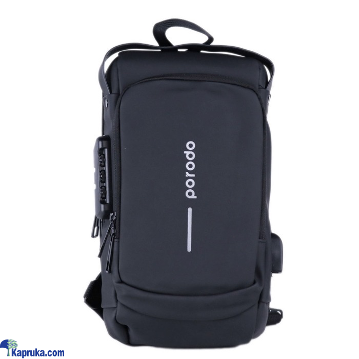 Porodo Lifestyle Water- Proof Oxford Fanny Pack With USB- A Port Online at Kapruka | Product# EF_PC_FASHION0V577POD00027