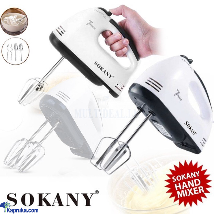 Hand Mixer Kitchenware Sokany RL- 133 Beater With 7 Speeds Online at Kapruka | Product# EF_PC_ELEC0V671P00007