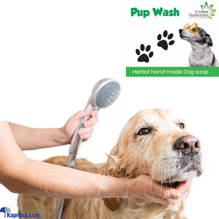 Pup Wash 125g Herbal Handmade Dog Soap Dogs Puppy Bath Clean Hair Fur Coat Hydrate Skin Fleas Ticks Online at Kapruka | Product# EF_PC_PETC0V671P00010