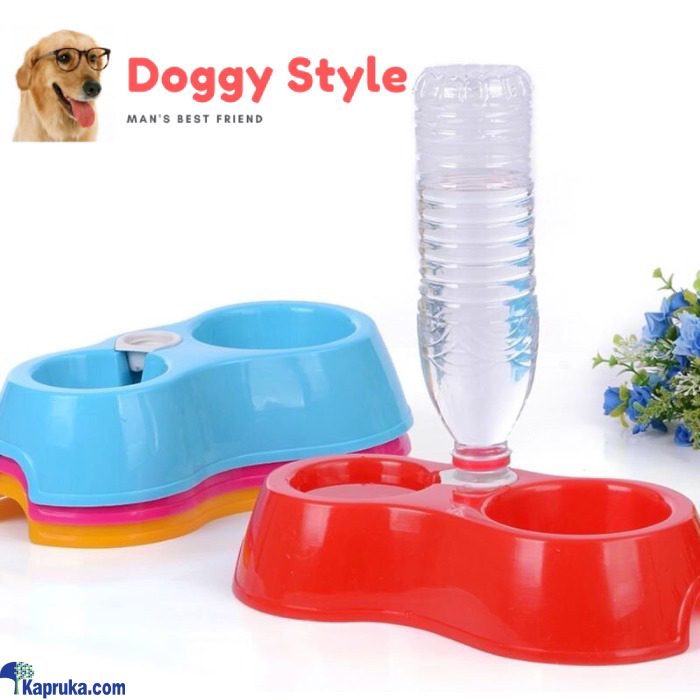 Small Double Bowls Cute Multi- Purpose Candy Colour Puppy Dog Cat Rabbit Food Bowl Dish Plate Online at Kapruka | Product# EF_PC_PETC0V671P00017