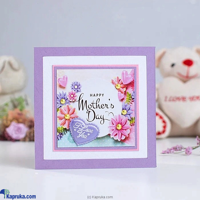 Mother's Day 'I Love You' Handmade Greeting Card Online at Kapruka | Product# EF_PC_GREE0V699P00032