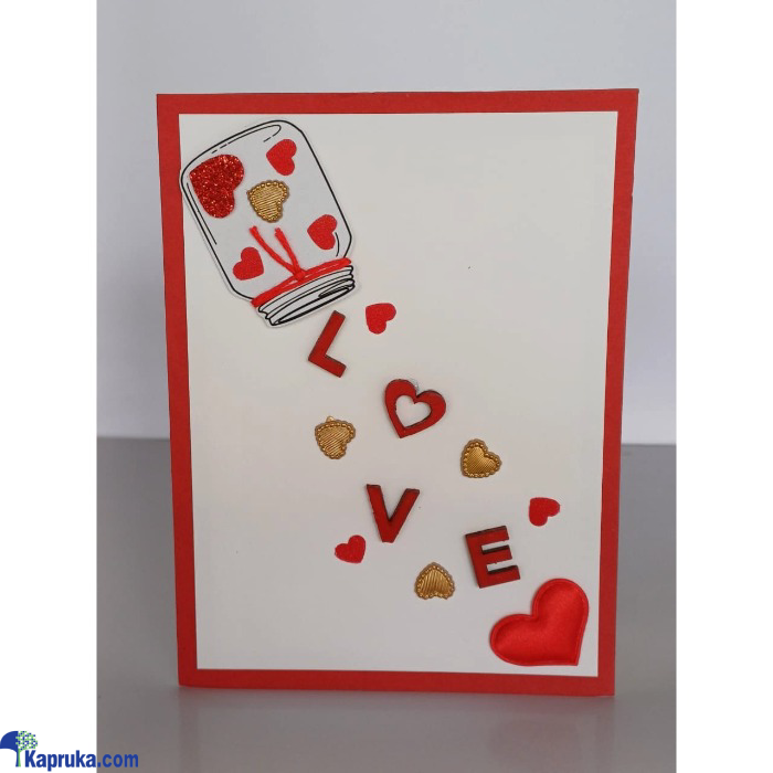 Jar Full Of Love - Handmade Greeting Card Online at Kapruka | Product# EF_PC_GREE0V699P00038