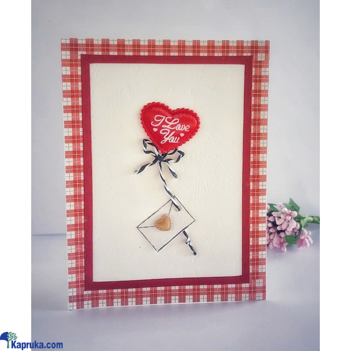 Love Letter - I Love You (red Heart) - Handmade Greeting Card Online at Kapruka | Product# EF_PC_GREE0V699P00039