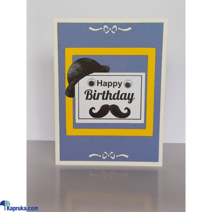 Happy Birthday 'gentlemans Embrace' Handmade Greeting Card Online at Kapruka | Product# EF_PC_GREE0V699P00062