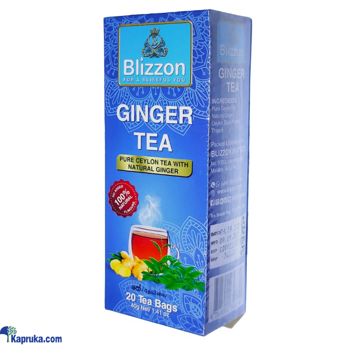 Blizzon Ginger Tea : 100% Natural Online at Kapruka | Product# EF_PC_GROC0V570P00001
