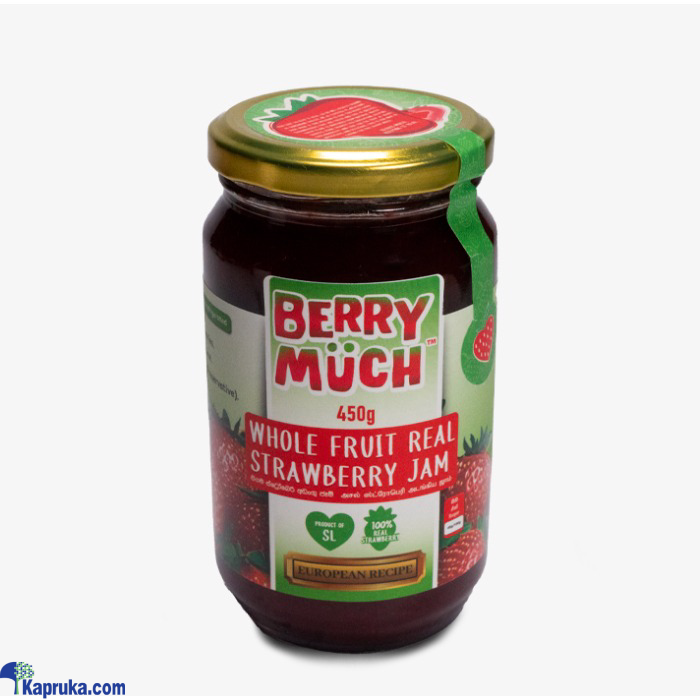 Berry Much Whole Fruit Strawberry Jam 450g Online at Kapruka | Product# EF_PC_GROC0V712P00007
