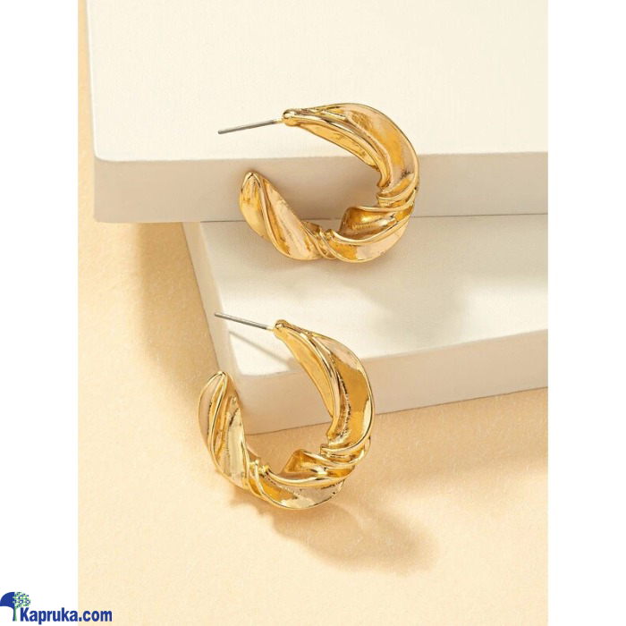 Textured Cuff Hoop Earrings Online at Kapruka | Product# EF_PC_JEWE0V829POD00006