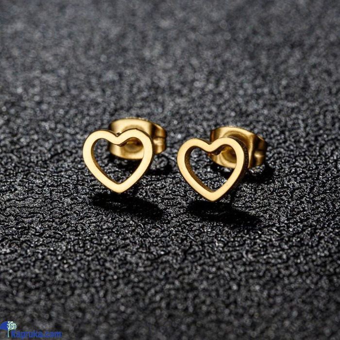 Stainless Steel Heart Stud Earrings Online at Kapruka | Product# EF_PC_JEWE0V829POD00037