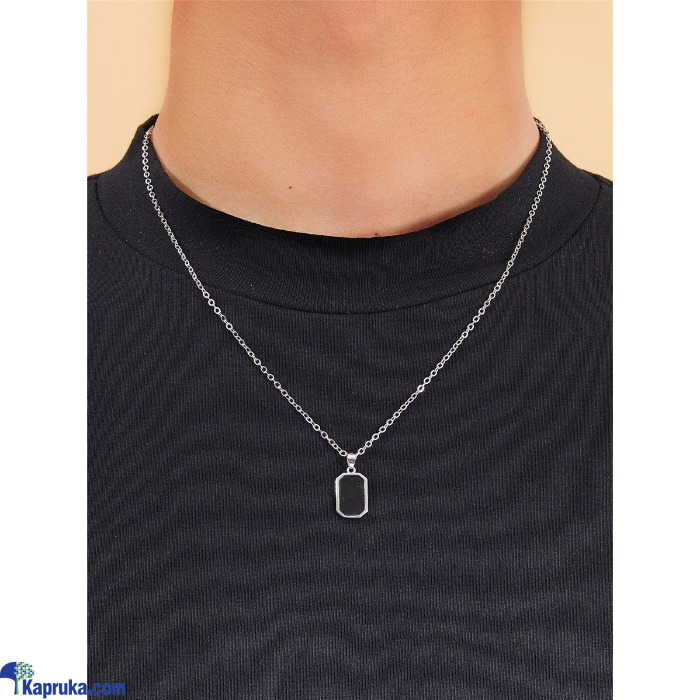 Stainless Steel Black Pendant Necklace Online at Kapruka | Product# EF_PC_JEWE0V829P00102