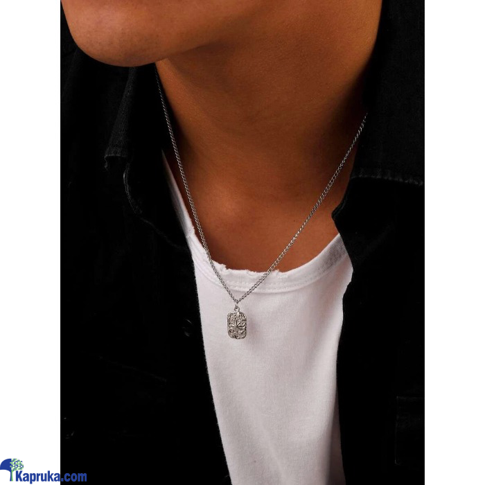 Stainless Steel Charm Pendant Necklace For Men Online at Kapruka | Product# EF_PC_JEWE0V829P00104