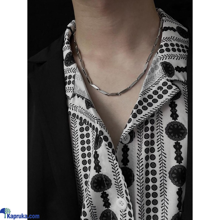Stainless Steel Rhombus Mens Necklace Online at Kapruka | Product# EF_PC_JEWE0V829P00105