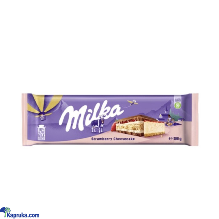 Milka Chocolate Strawberry Cheesecake 300g Online at Kapruka | Product# EF_PC_CHOC0V879P00019