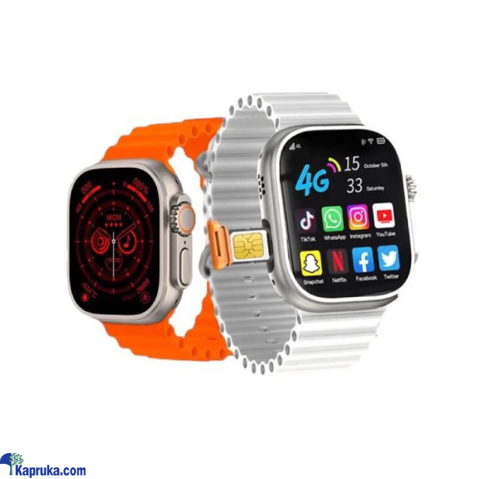 4GB Ram 64GB Rom 4G Ultra Smart Watch 2.2 Inch Display 3 Pairs Strap 4G Call Compass Wifi GPS Series Online at Kapruka | Product# EF_PC_ELEC0V890P00007