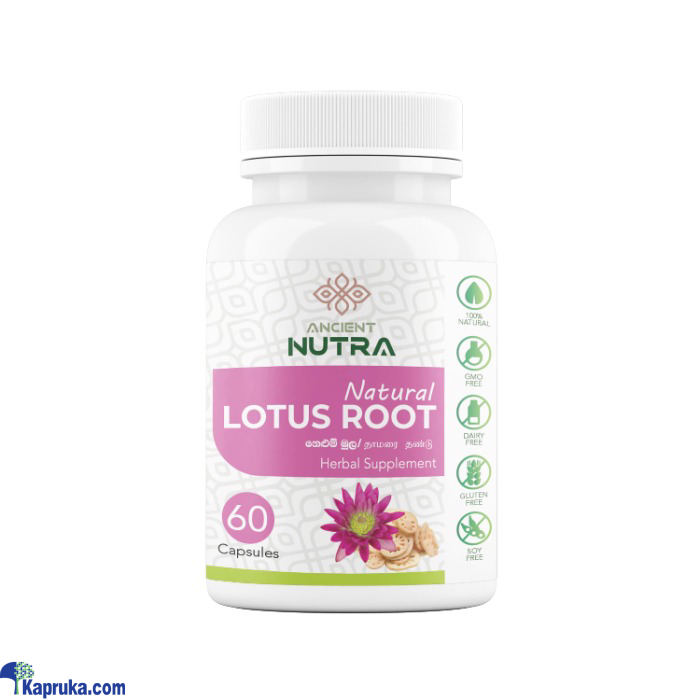 Lotus Root 60 Capsule Online at Kapruka | Product# EF_PC_GROC0V891P00024