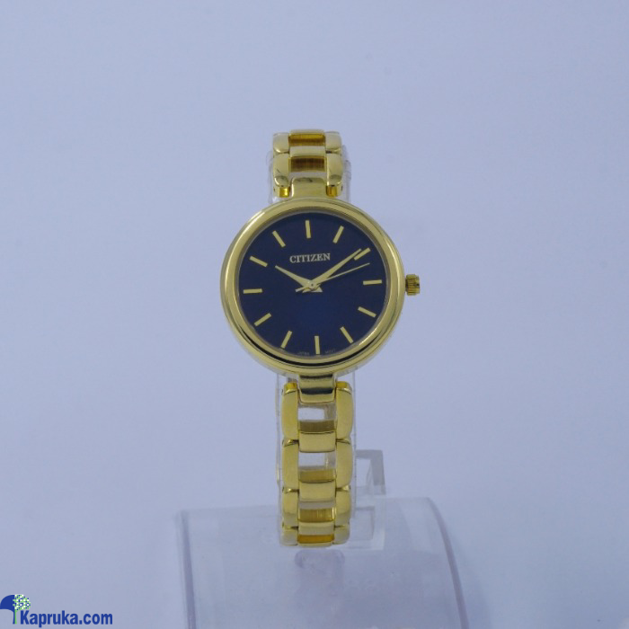 Citizen Ladies Gold Colour Watch With Blackish Dial Online at Kapruka | Product# EF_PC_JEWE0V924P00022