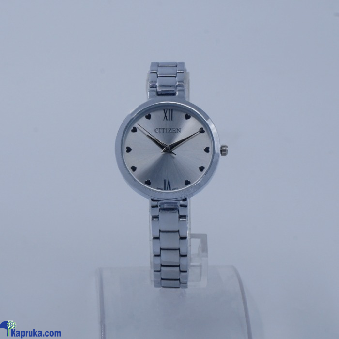 Citizen Ladies Silver Colour Watch With A Silvery Dial Online at Kapruka | Product# EF_PC_JEWE0V924P00025
