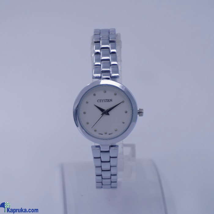 Citizen Ladies Silver Colour Watch With A White Colour Dial Online at Kapruka | Product# EF_PC_JEWE0V924P00026