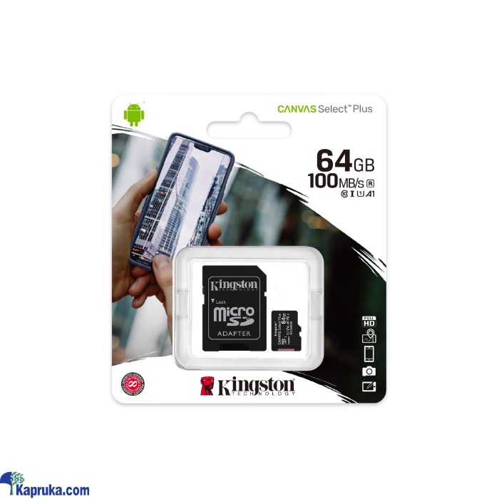 Kingston 64GB Micro SD Memory Card Online at Kapruka | Product# EF_PC_ELEC0V1132POD00045