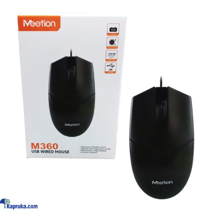 Meetion M360 USB Wired Mouse Online at Kapruka | Product# EF_PC_ELEC0V1132POD00052