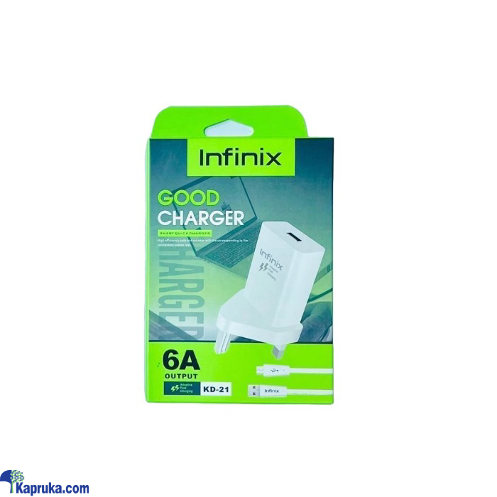 Infinix KD- 21 6A FAST GOOD CHARGER FOR ALL SMARTPHONE Online at Kapruka | Product# EF_PC_ELEC0V1132POD00078