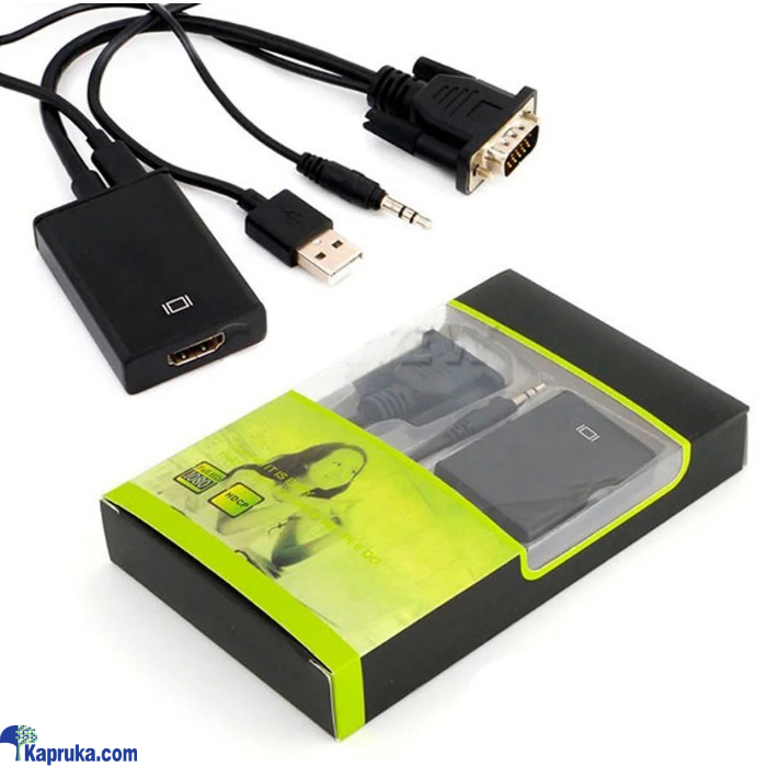 VGA To HDMI Converter With Audio Â€“ 1080P HD Support Online at Kapruka | Product# EF_PC_ELEC0V1132POD00090