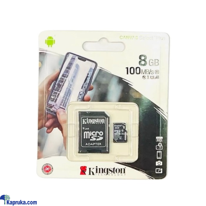 Kingston 8GB Micro SD Memory Card Online at Kapruka | Product# EF_PC_ELEC0V1132POD00119