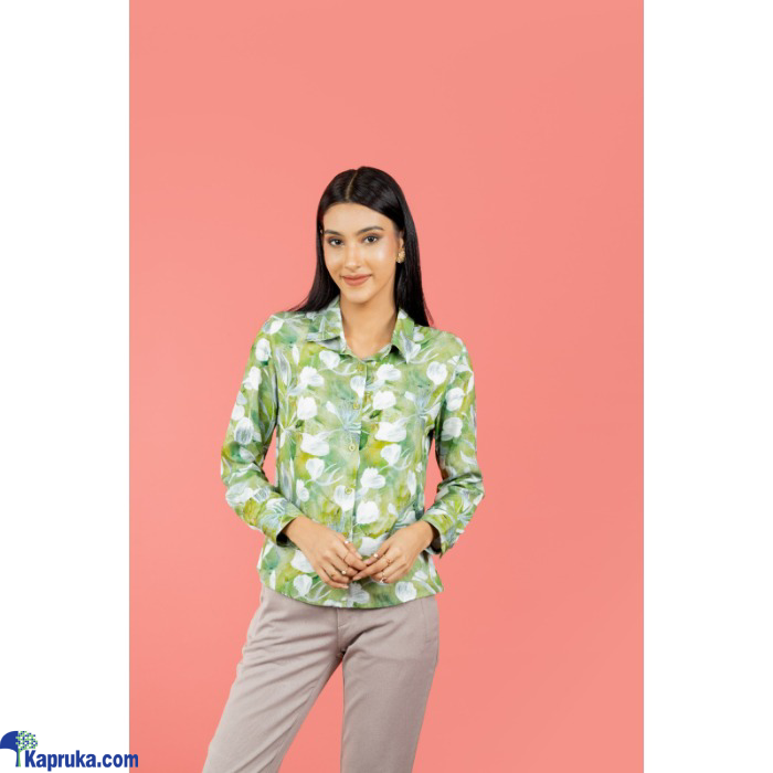 Verdant Elegance Formal Long Sleeve Shirt Online at Kapruka | Product# EF_PC_CLOT0V1165P00023