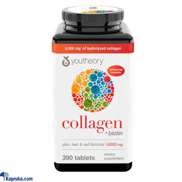Youtheory Collagen Plus Biotin 390 Tablets Online at Kapruka | Product# EF_PC_PHAR0V1391P00009