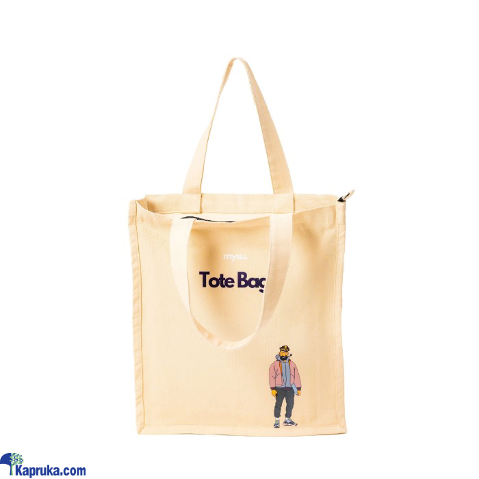 MYSU Premium Grumpy Canvas Tote Bag - Beige Online at Kapruka | Product# EF_PC_FASHION0V1428P00001