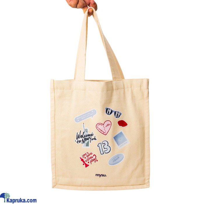MYSU Premium Taylor Canvas Tote Bag Beige Online at Kapruka | Product# EF_PC_FASHION0V1428P00005