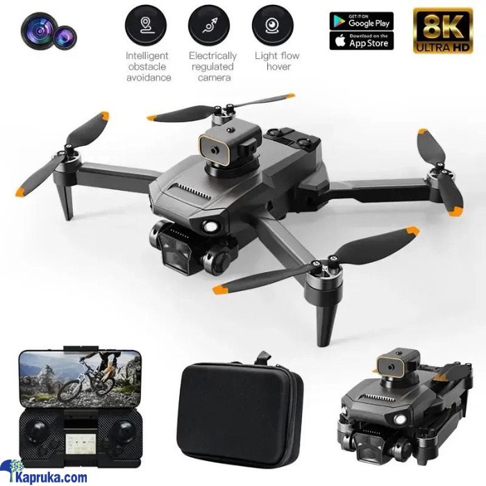 New P8 Pro 8k Drone 360 Flip Esc Cameras Brushless Motor Quadcopter Drone With Free Bag Online at Kapruka | Product# EF_PC_ELEC0V1466P00002