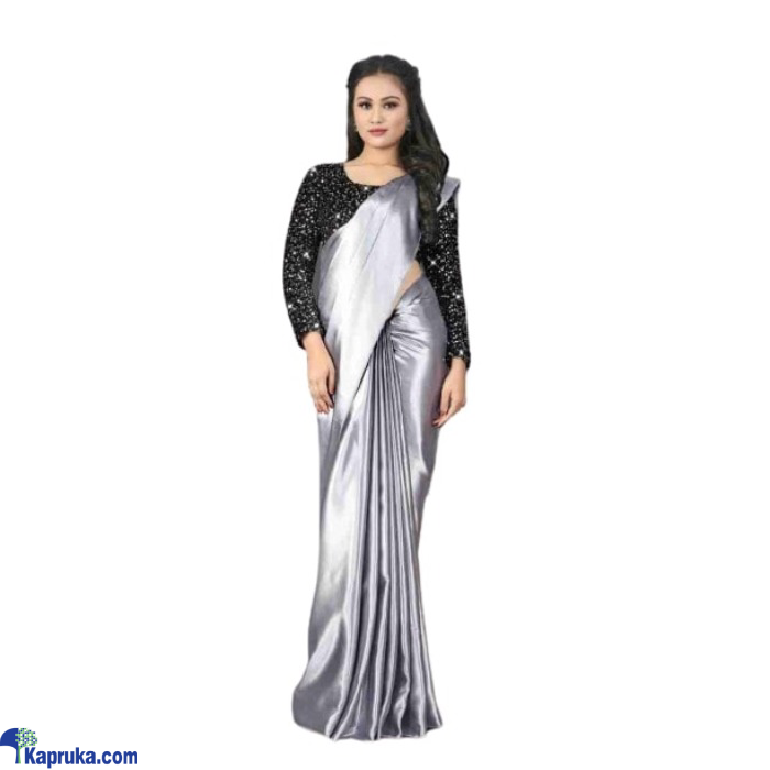 Plain Diamond Satin Silk Saree Online at Kapruka | Product# EF_PC_CLOT0V1743P00012