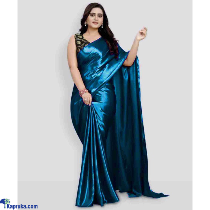 Plain Diamond Satin Silk Saree Online at Kapruka | Product# EF_PC_CLOT0V1743P00017