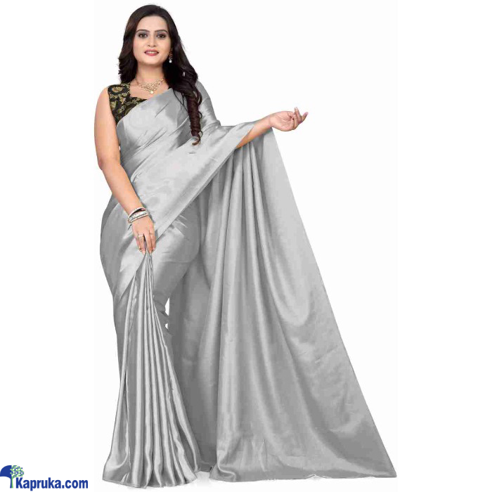 Plain Diamond Satin Silk Saree Online at Kapruka | Product# EF_PC_CLOT0V1743P00020