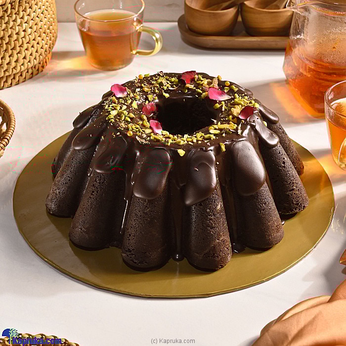 Send Dilmah Chocolate Ganache Bundt Price in Sri Lanka At Kapruka