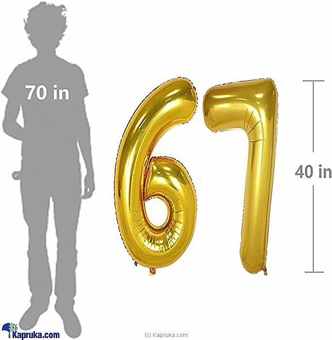 Send 40 Inch Birthday Foil Balloon Price in Sri Lanka | Imported By Kapruka