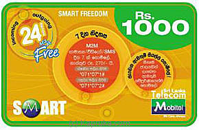 Rs 1000 Mobitel Prepaid Phone Card Online at Kapruka | Product# giftVoucher00Z102