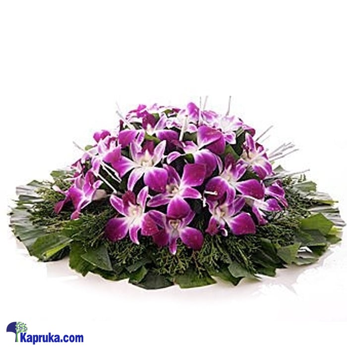 Orchid Coffin Wreath Online at Kapruka | Product# flowers00T143