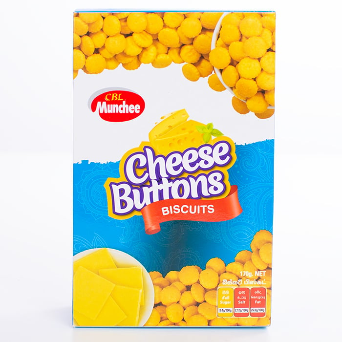 Munchee Cheese Buttons Box - 170g Online at Kapruka | Product# grocery00184