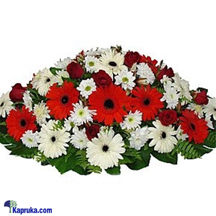 Gerberas Coffin Wreath Online at Kapruka | Product# flowers00T207